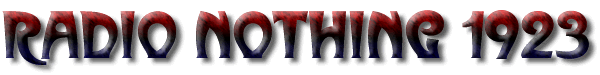 Radio Nothing 1923